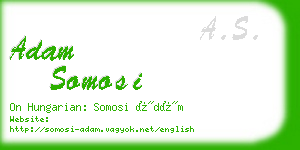 adam somosi business card